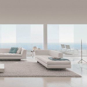 Sofá chaise Lounge Haero de Alivar. Muebles modernos italianos.