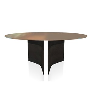 Mesa Magnum Redonda del fabricante Bontempi. Mesas y sillas de diseño italiano.