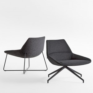 Butaca Dunas XL en acero Inclass. Butacas de diseño elegante para interiores.
