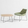 Butaca Dunas XL en acero Inclass. Butacas de diseño elegante para interiores.