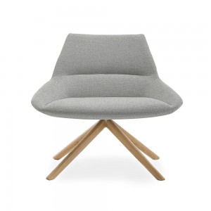 Butaca Dunas XL giratorio madera Inclass. Diseño tapizado ideal para salón.
