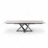 Mesa Millennium extensible mármol de Bontempi. Muebles modernos italianos.