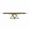 Mesa Millennium extensible mármol de Bontempi. Muebles modernos italianos.
