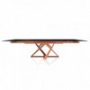 Mesa Millennium extensible mármol de Bontempi. Muebles modernos italianos.