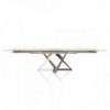 Mesa Millennium extensible mármol de Bontempi. Muebles modernos italianos.