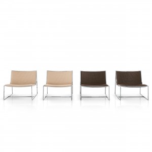 Sillón Samoa trenzado de Alivar. Muebles modernos italianos.