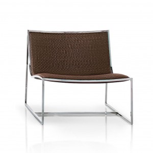 Sillón Samoa trenzado de Alivar. Muebles modernos italianos.