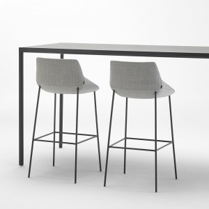 Taburete Dunas XS acero Inclass. Taburetes de diseño ideal para cocina o comedor.