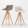 Taburete Dunas XS giratorio madera Inclass. Taburetes de diseño ideal para salón.