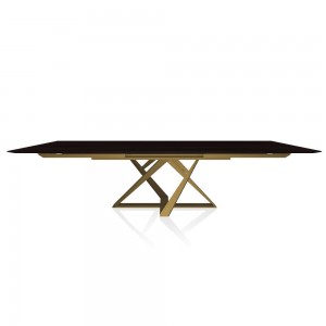 Mesa Millennium extensible de Bontempi. Muebles modernos de diseño italiano.