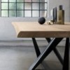Mesa Millennium de madera de Bontempi. Muebles modernos italianos.
