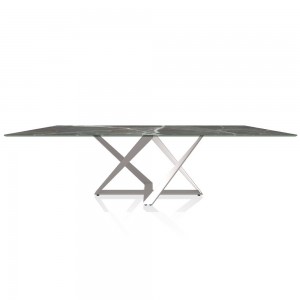 Mesa Millennium de madera de Bontempi. Muebles modernos italianos.