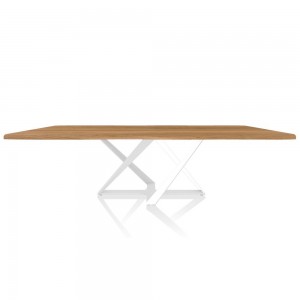 Mesa Millennium de madera de Bontempi. Muebles modernos italianos.