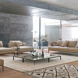 Mesita Poggio cuadrada de Alivar. Muebles modernos italianos. Mesas de diseño exclusivo.