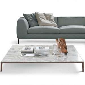 Mesita Poggio cuadrada de Alivar. Muebles modernos italianos. Mesas de diseño exclusivo.