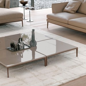 Mesita Poggio cuadrada de Alivar. Muebles modernos italianos. Mesas de diseño exclusivo.