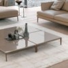Mesita Poggio cuadrada de Alivar. Muebles modernos italianos. Mesas de diseño exclusivo.