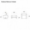 Butaca Marcus Inclass. Butacas tapizadas de diseño elegante para interiores.