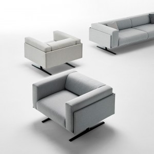 Butaca Marcus Inclass. Butacas tapizadas de diseño elegante para interiores.