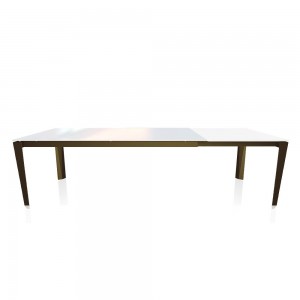 Mesa Chef Extensible Cristal de Bontempi. Mesas extensibles de diseño italiano.