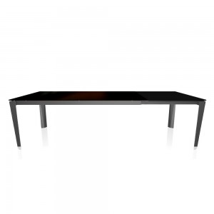 Mesa Chef Extensible Cristal de Bontempi. Mesas extensibles de diseño italiano.