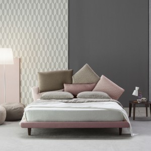 Cama doble Picabia de Bonaldo. Mobiliario de diseño de camas matrimoniales.