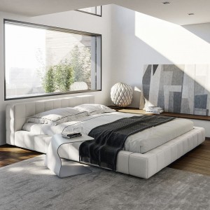 Cama Squaring basso de Bonaldo. Mobiliario de diseño. Diseño moderno.