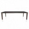 Mesa Cruz Extensible Melamina de Bontempi. Muebles modernos italianos. Mesas modernas.