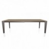 Mesa Cruz Extensible Melamina de Bontempi. Muebles modernos italianos. Mesas modernas.