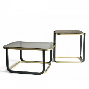 Mesa auxiliar Duet de GTV Thonet Vienna. Mesas auxiliares para salón.