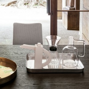 Mesa Cruz Madera de Bontempi. Muebles modernos italianos. Mesas extensible de diseño.