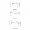 Mesa Dublino Extensible Cerámica o Mármol de Bontempi. Muebles modernos italianos.