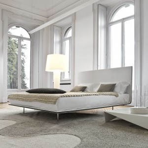 Cama Doble Thin de Bonaldo. Mobiliario de diseño de camas Matrimoniales.