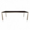 Mesa Dublino Cristal de Bontempi. Mesas extensibles modernas de diseño.