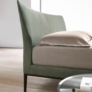 Cama Maya de Alivar. Muebles modernos italianos. Mobiliario de diseño elegante.