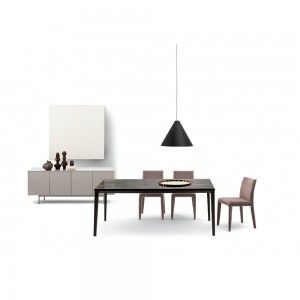 Mesa Echo Extensible Cerámica de Bontempi. Muebles modernos italianos.