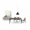 Mesa Echo Extensible Cerámica de Bontempi. Muebles modernos italianos.