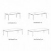 Mesa Echo Extensible Cerámica de Bontempi. Muebles modernos italianos.