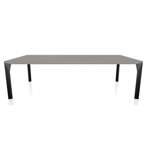 Mesa Mirage Cristal de Bontempi. Mesa de diseño italiano para comedor.