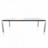 Mesa Mirage Cristal de Bontempi. Mesa de diseño italiano para comedor.