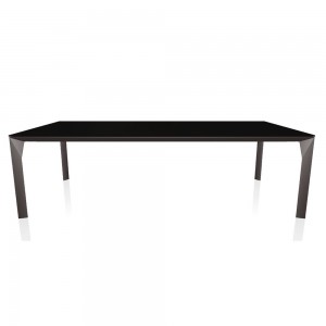 Mesa Mirage Cristal de Bontempi. Mesa de diseño italiano para comedor.