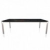 Mesa Mirage con sobre de marmol o cerámica de Bontempi. Mesa de diseño italiano.