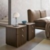 Mesita de noche Kube de Alivar. Muebles modernos italianos. Mobiliario de diseño elegante.