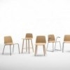 Taburete Varya Wood madera Inclass. Diseño ideal para ambientes de interior.