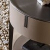 Mesita de noche Round de Alivar. Muebles modernos italianos. Muebles elegantes de diseño italiano.