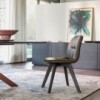 Silla Chantal Madera de Bontempi. Sillas contemporáneas de diseño italiano.