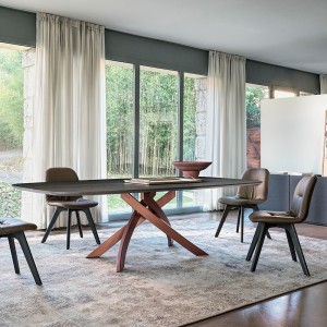 Silla Chantal Madera de Bontempi. Sillas contemporáneas de diseño italiano.