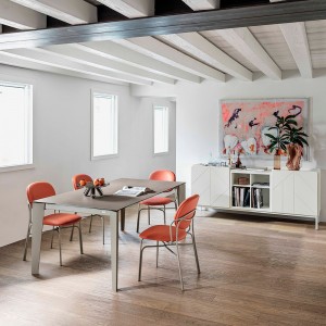 Silla Dada de Bontempi para comedor. Sillas contemporáneas de diseño italiano.