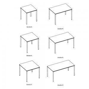 Mesa Moon Outdoor de Bontempi. Catálogo de mesas de diseño italiano para exterior.
