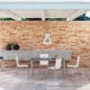 Mesa Moon Outdoor de Bontempi. Catálogo de mesas de diseño italiano para exterior.